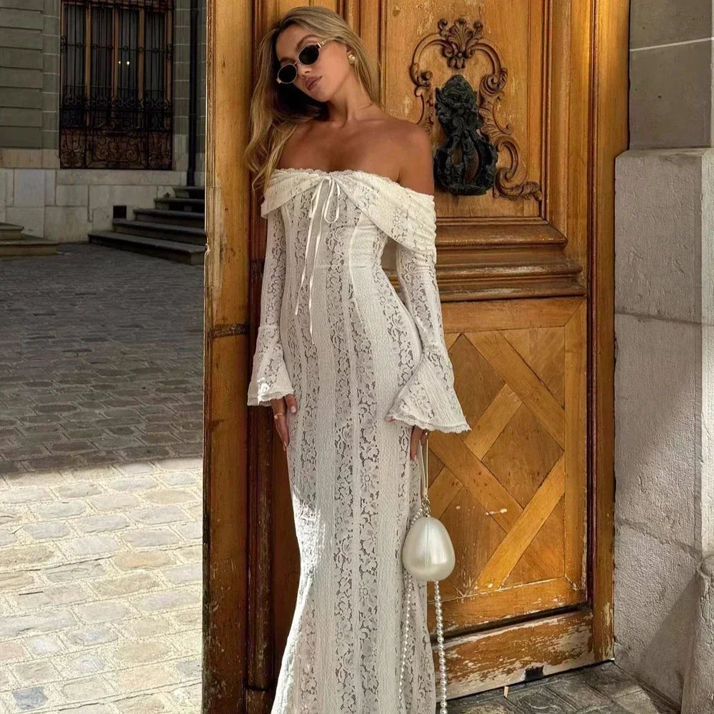 HEYV Lace Evening Dress