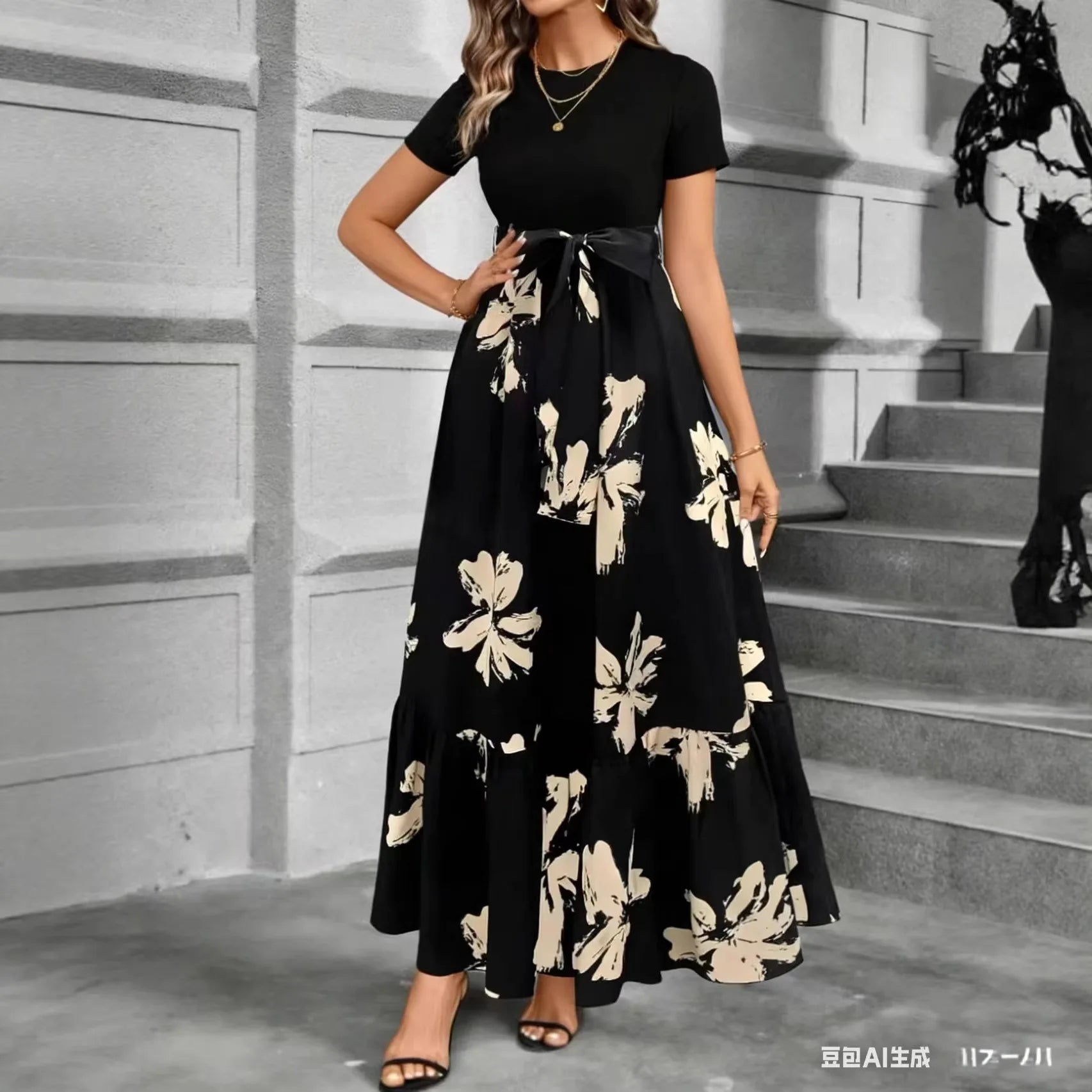 HEYV Floral Print Dress