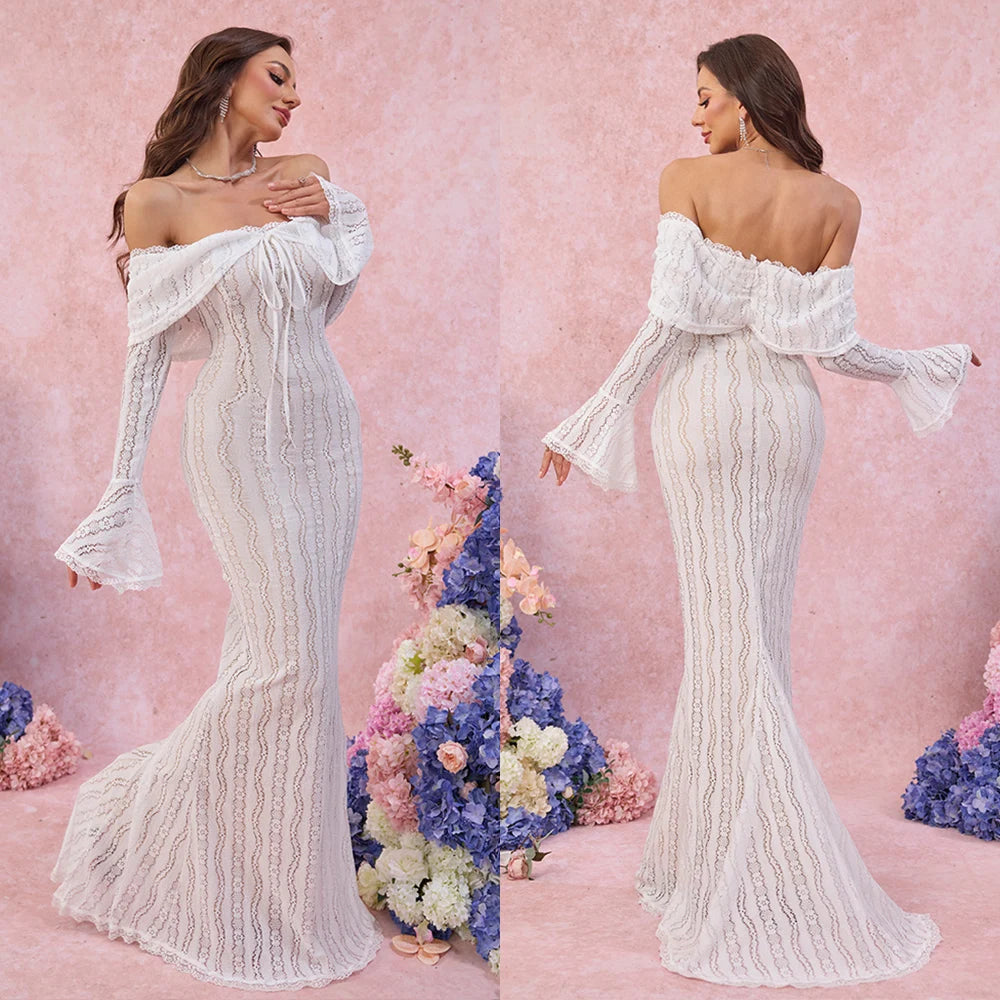 HEYV Lace Evening Dress