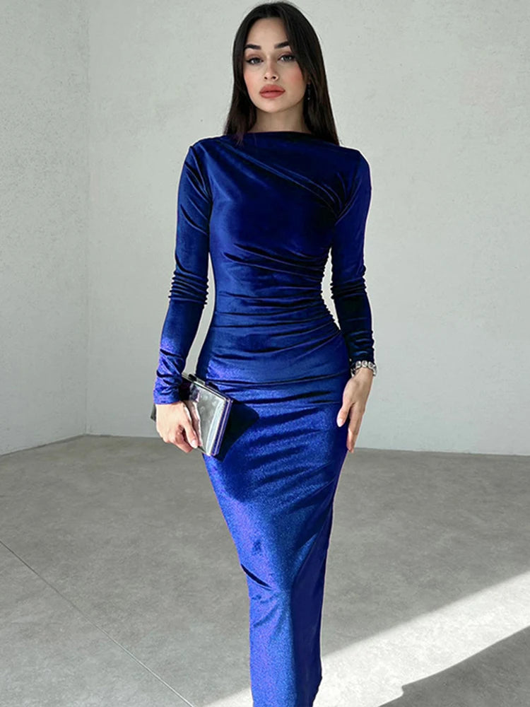 HEYV Velvet Midi Dress