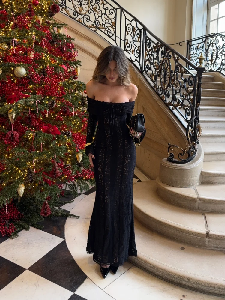 HEYV Lace Evening Dress
