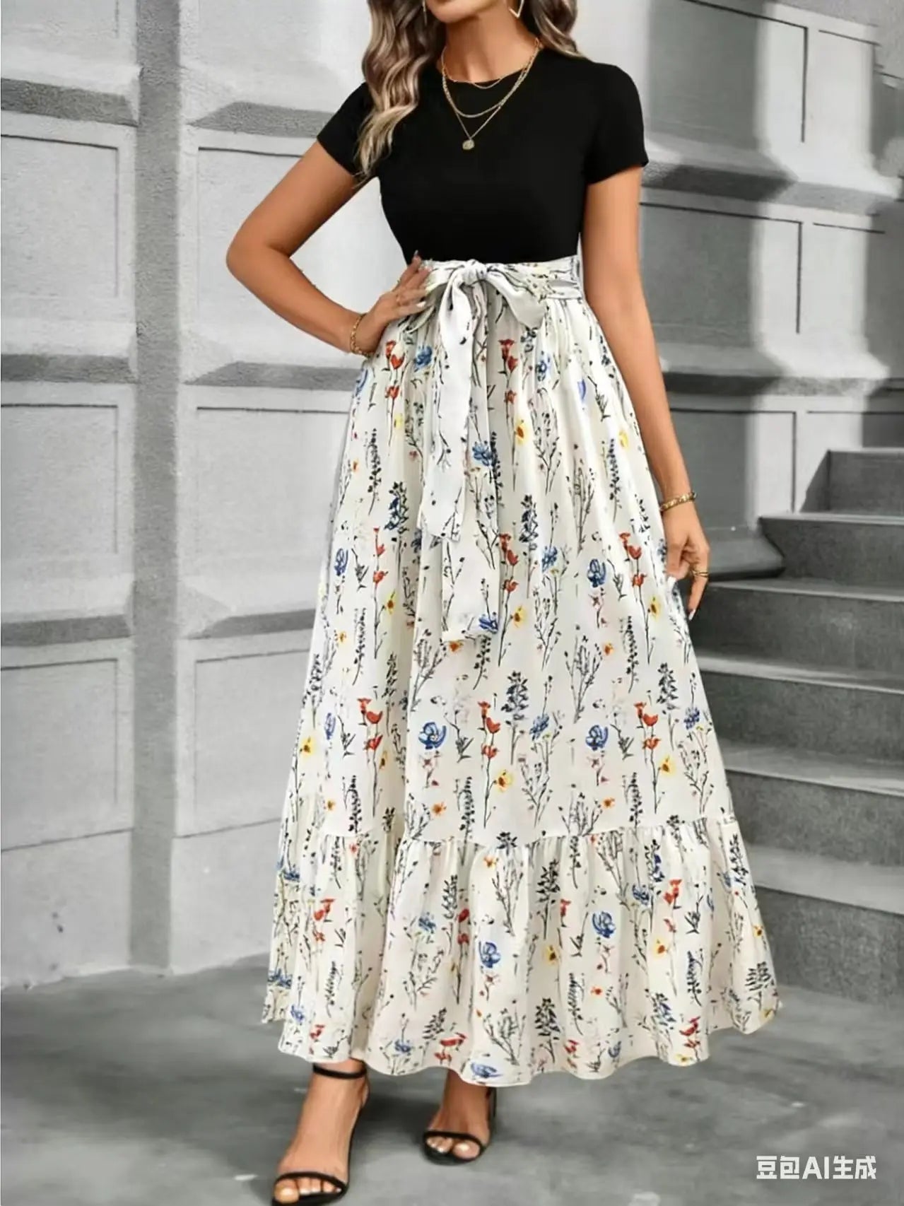 HEYV Floral Print Dress
