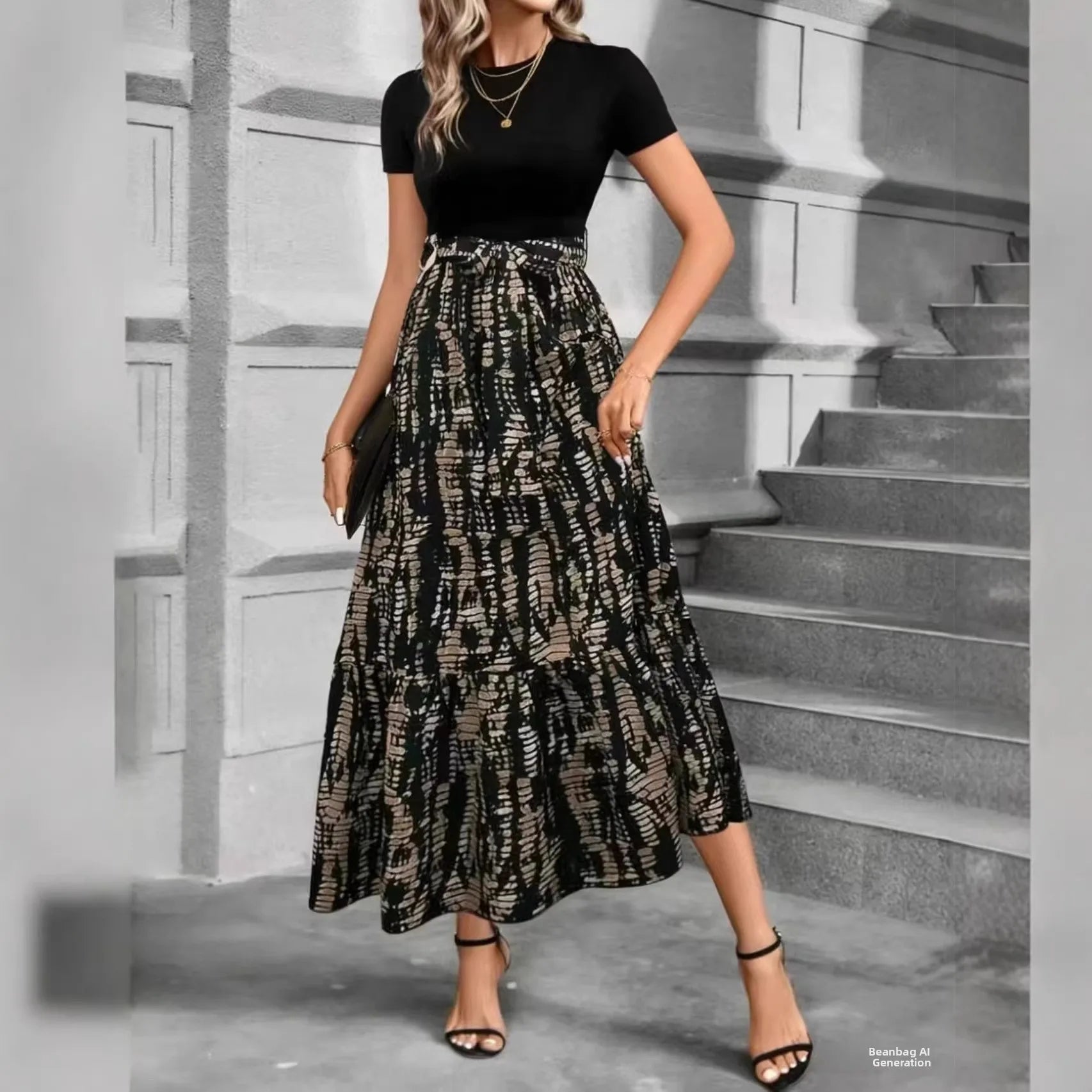 HEYV Floral Print Dress