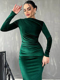HEYV Velvet Midi Dress